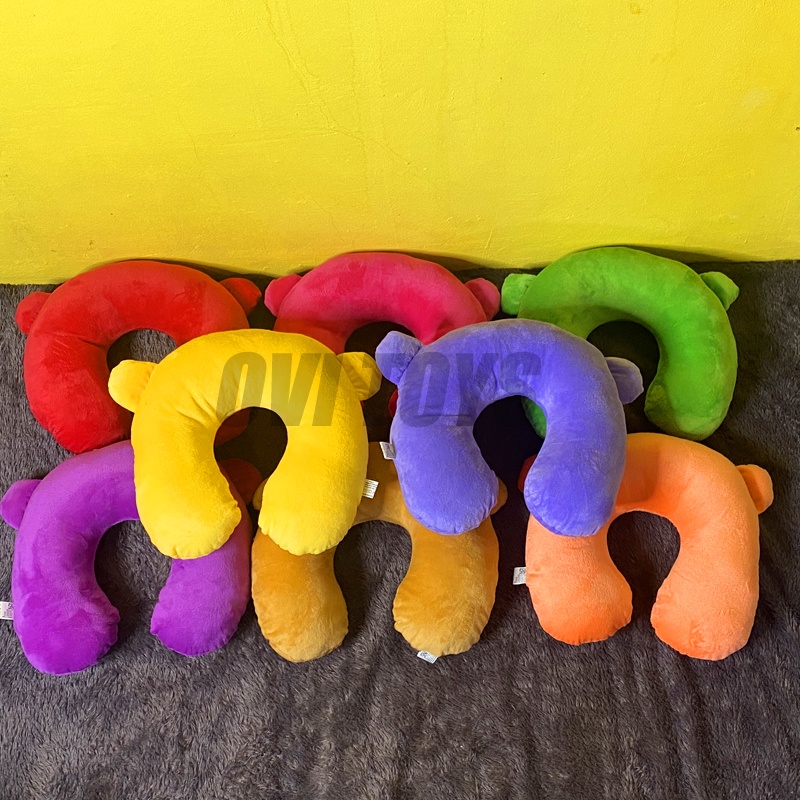 Bantal Leher Boneka Polos Telinga Bahan Yelvo Berkualitas Premium Berlabel SNI