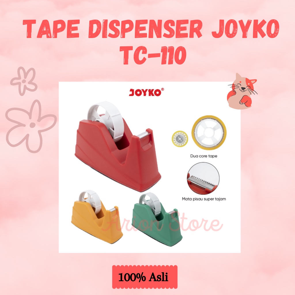 

[ARION STORE] Tape Dispenser TC-110 Joyko / Pemotong Pita Perekat Joyko TC-110 [PCS]