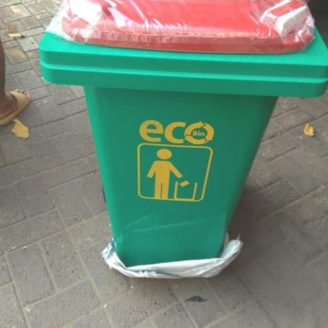 Tempat Sampah Roda Besar/Tong Sampah Roda/Dustbin Besar &Tebal