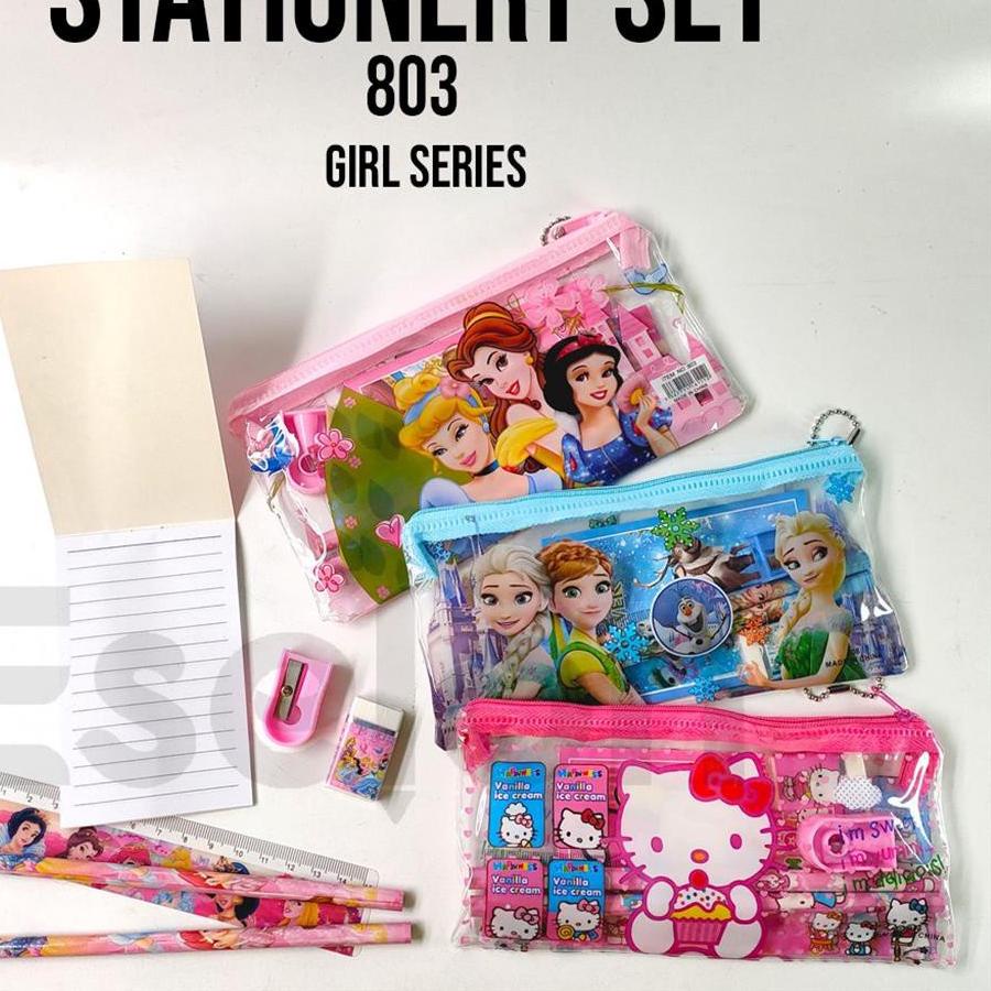 

↬ Paket alat tulis 7in1 Tempat Pensil / Alat tulis set / paket alat tulis karakter tempat pensil 803 ⇓