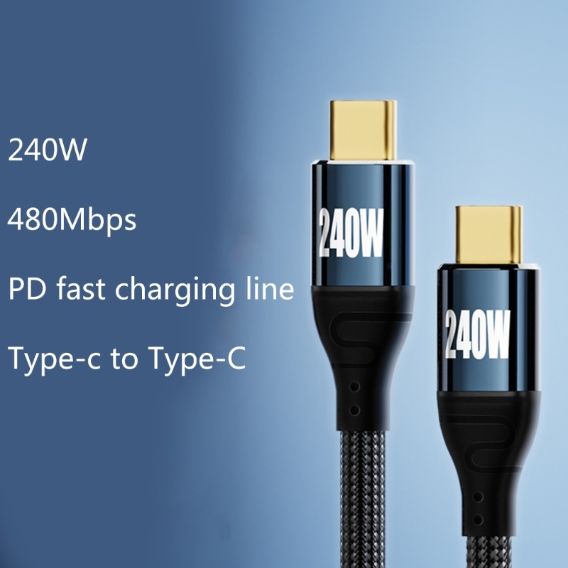 Kabel Fast Charging zzz Type-C Male to Type-C Untuk Hp Laptop Tipe C Tablet