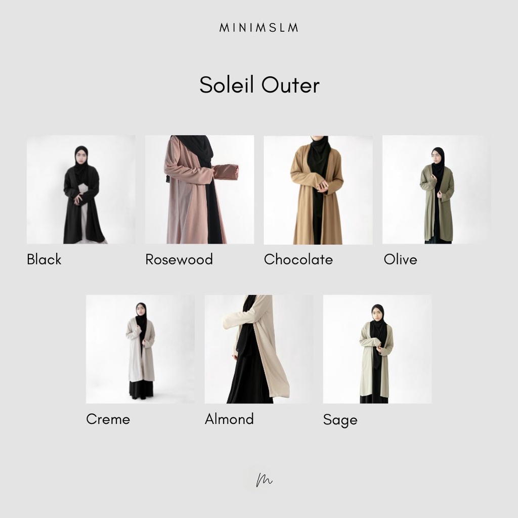 (Defect sale) Soleil Outer | Minimslm