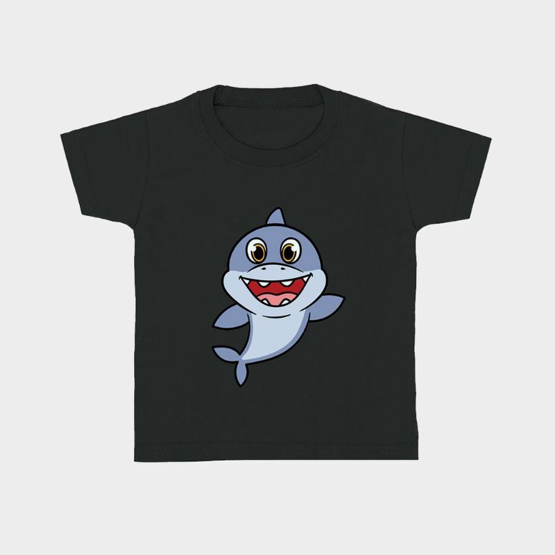 Baju kaos anak 1-12tahun ShARK cowok cewek