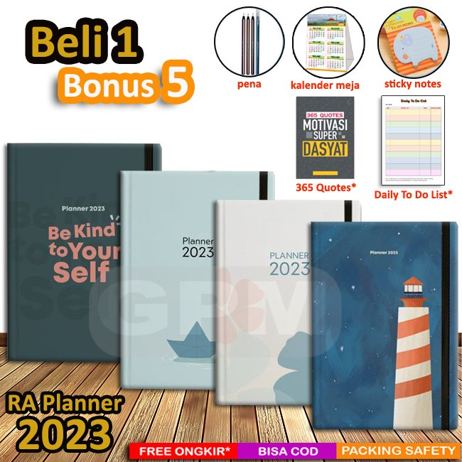 

Agenda Beli 1 Bonus 5! Buku Agenda : Ra Planner 2023 Untuk Muslim & Muslimah