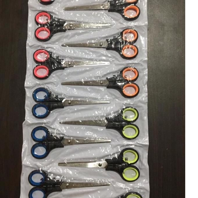 

Promo - 12Pcs Gunting 6inch Renceng Hitam Warna-Warni Tebal Japan Technology ... ... ...