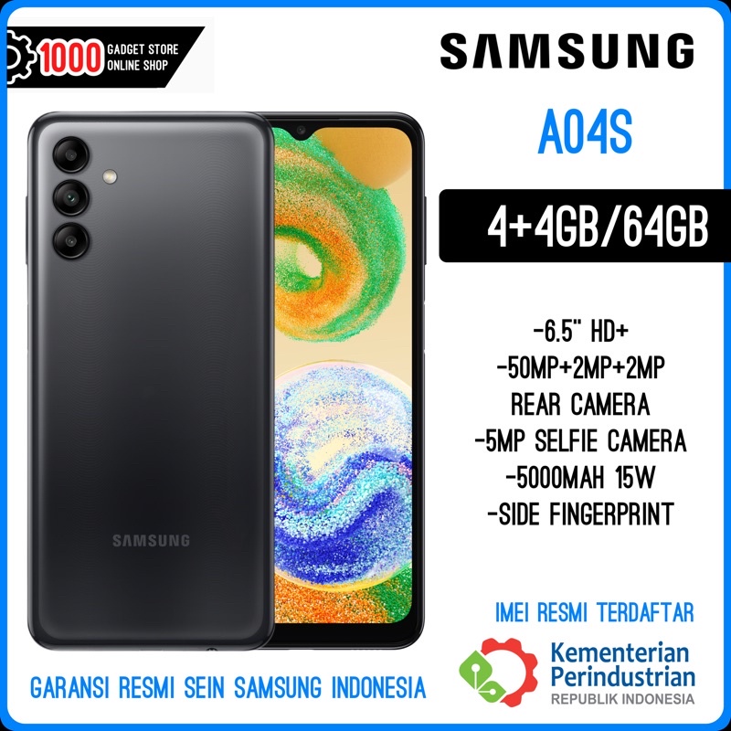 SAMSUNG A04S 4+4GB/64GB | A04 4+64/64GB | A04e 3+4GB/32GB ORIGINAL GARANSI SEIN
