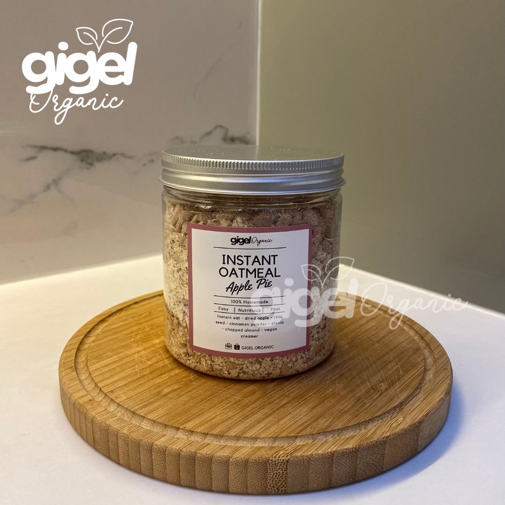 

Mamioats Instant Oats Apple Pie, 200g, Oatmeal Gigel Organic