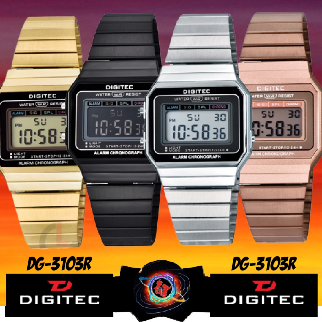 Eksklusif Jam Tangan Original Digitec Stainless Series