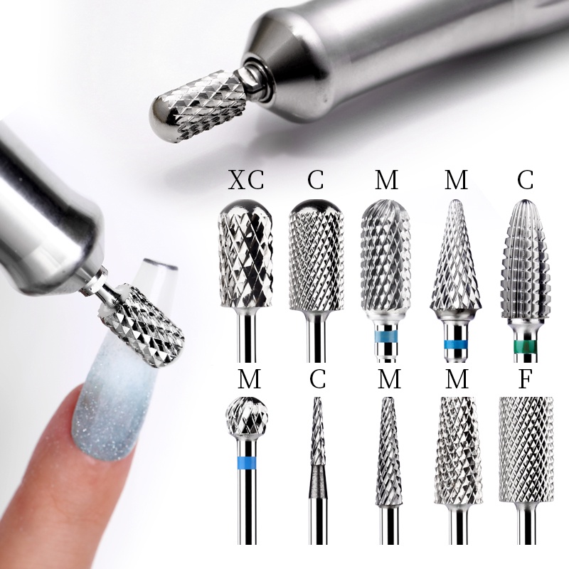 Mata Bor Kuku Rotary Elektrik Milling Pemotong Manicure Grinding Head Cuticle Burr Pedicure Remover Alat Untuk Kuku Gel Akrilik