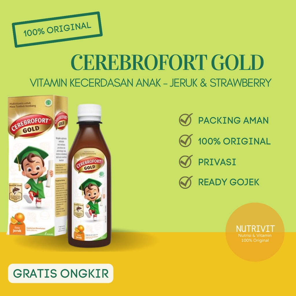 CEREBROFORT GOLD JERUK 100ML