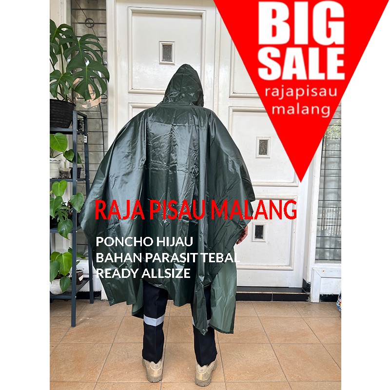RPM Hot Promo Jas Hujan Ponco Loreng Army Biway - Loreng Berkualitas