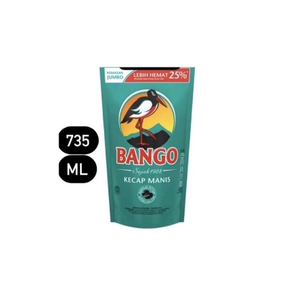 

BANGO KECAP MANIS REFIL POUCH 735 ML