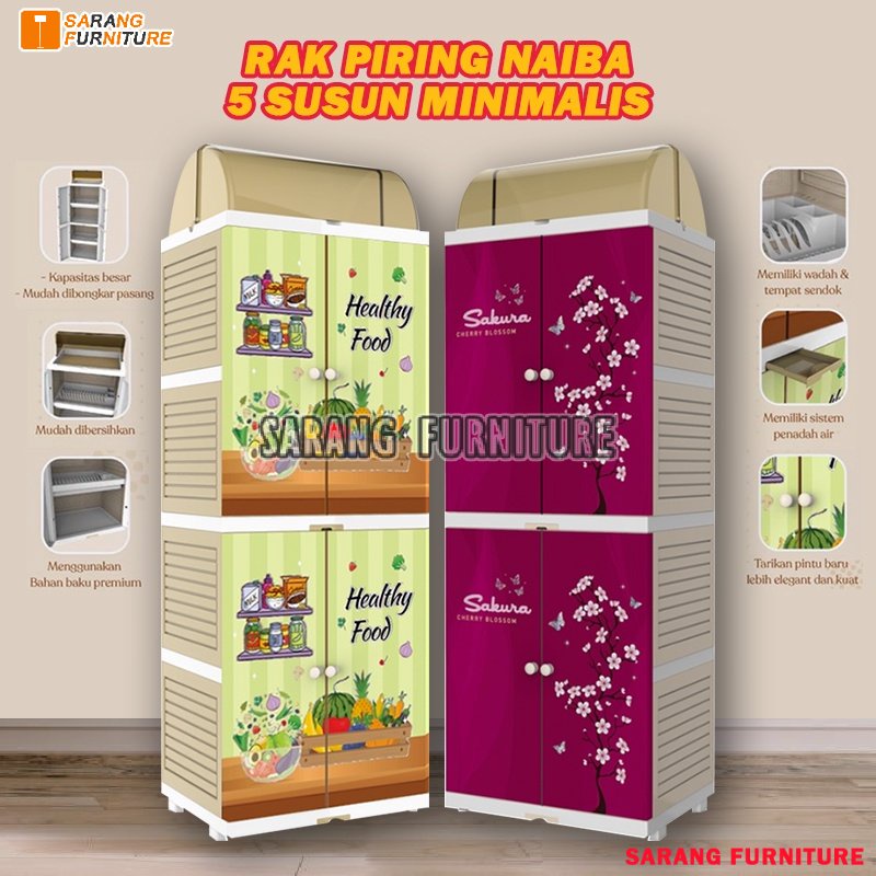 RAK PIRING PLASTIK RAK PIRING NAIBA MINI DISH RACK 4001 4002 PREMIUM TEMPAT PENYIMPANAN MAKANAN SERBAGUNA RAK PIRING PLASTIK MURAH