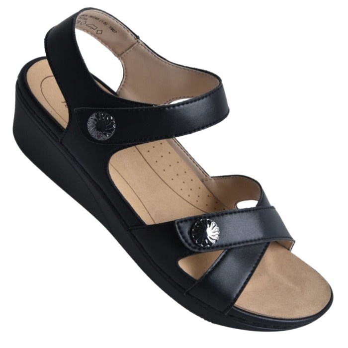 Sandal Kesehatan Wanita Comfort Hitam Dr Kong E3 8000236 - W .Letha