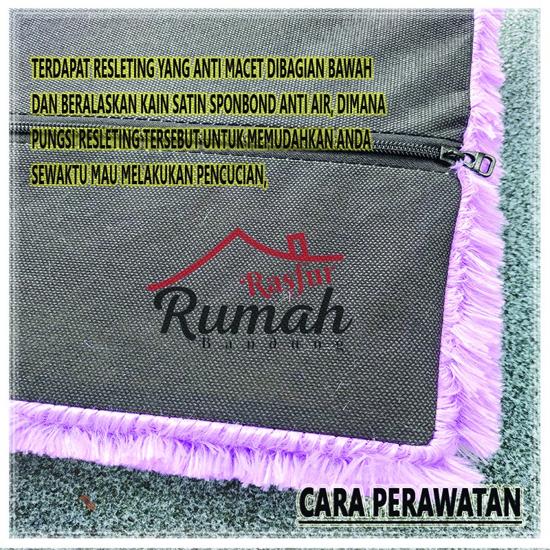 Sajadah Super ANTI RONTOK &amp; TEBAL Ukuran 115cm x 65cm Tebal Busa Royal Bulu Premium Sejadah Murah Tebal Empuk