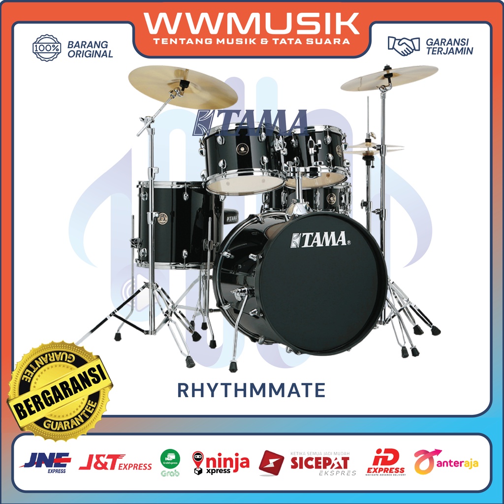 Jual Drum Akustik Tama Rhythm Mate Rm52kh6c Rm52 Kits Set Cymbal Perkusi Percussion Pemula 9202