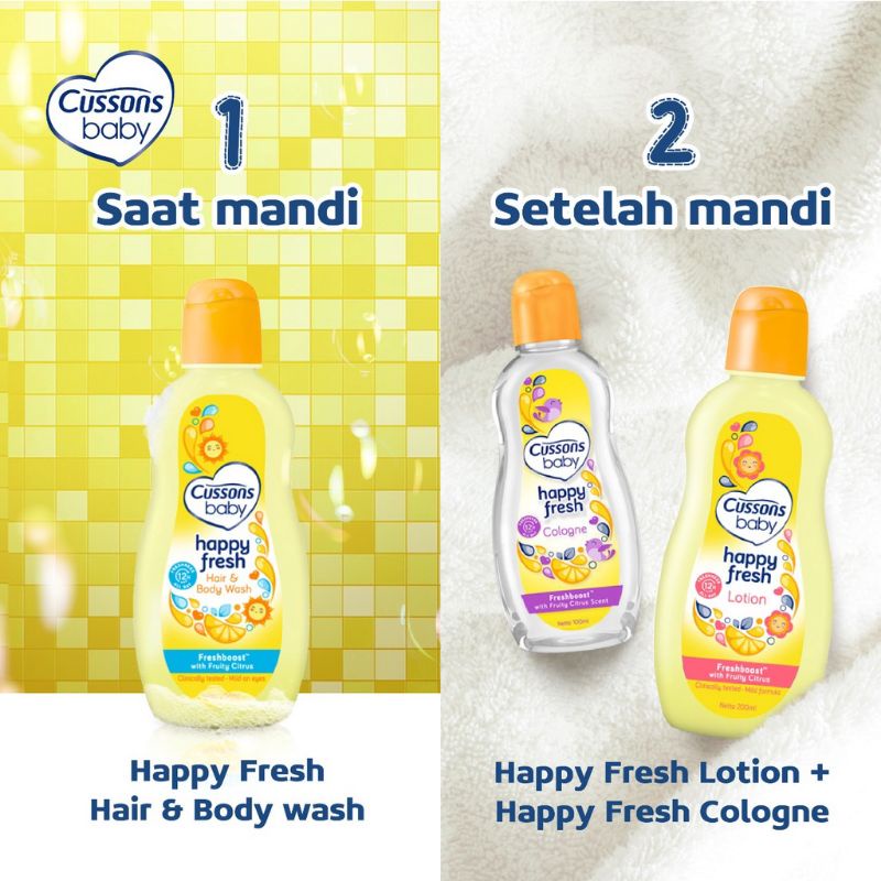 Lotion Cussons HAPPY FRESH 200 ML