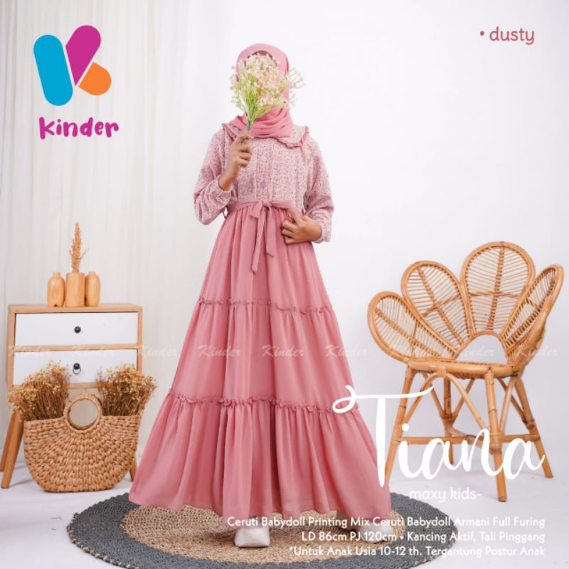 TIANA MAXY KIDS BY KINDER | Dress/gamis Anak Remaja