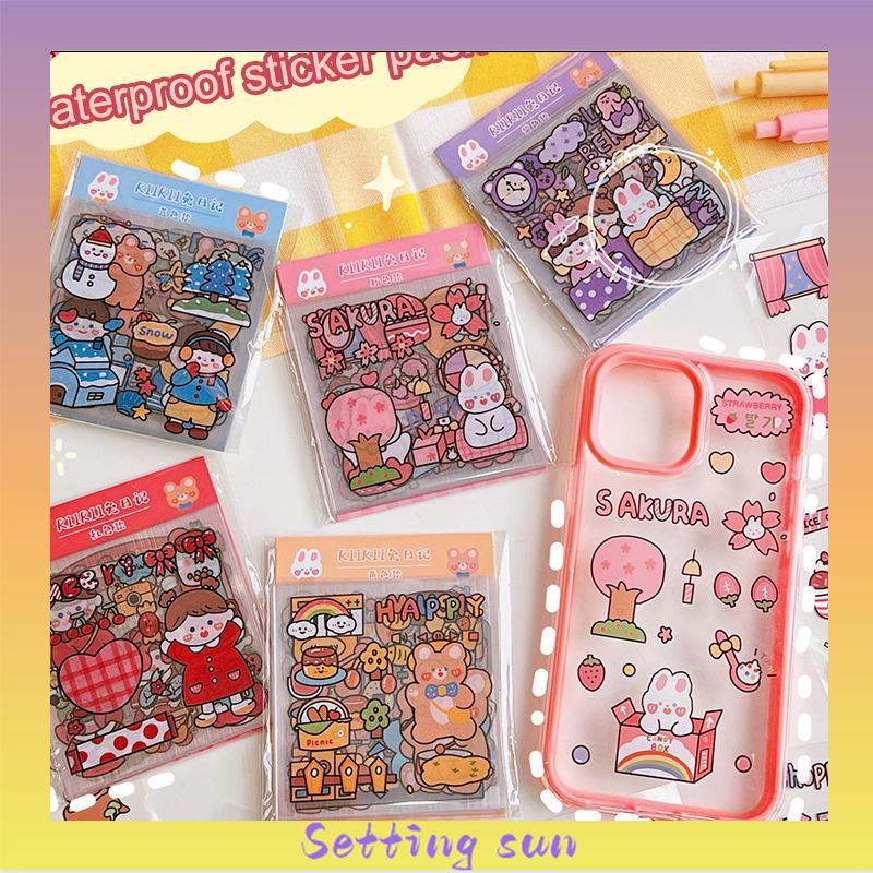 20pcs Stiker Kartun Lucu Untuk Dekorasi Notebook DIY Sticker Stationady TN