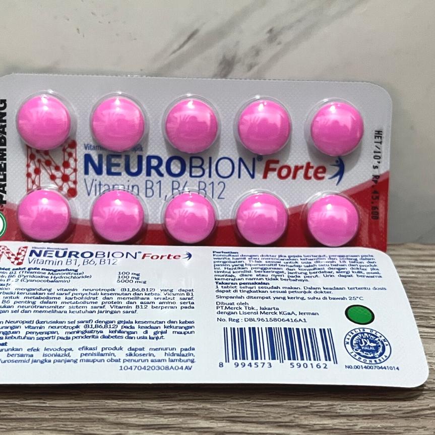 Star NEUROBION FORTE 10 TABLET B1 B6 B12 VITAMIN B NEUROBION PINK NEROBION FORTE