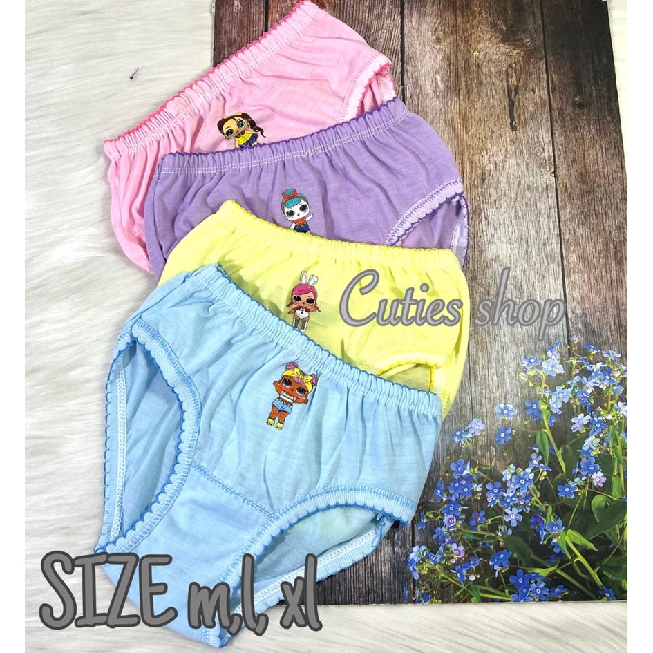 CELANA ANAK KATUN POLOS, USIA 2-7 TAHUN SERI WARNA KALEM