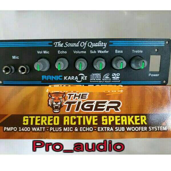 ㅝH Kit Power Amplifier Speaker Aktif Karaoke TIGER NEW PRODUCT 3677 ⌘