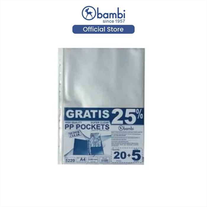

OBRAL Bambi Document Pockets 5220 A4 Code 2809