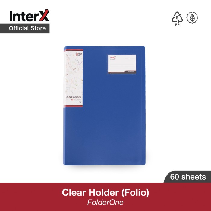 

✨NEW✨ - Folder One Clear Holder 60 (Display Album) - Merah Muda