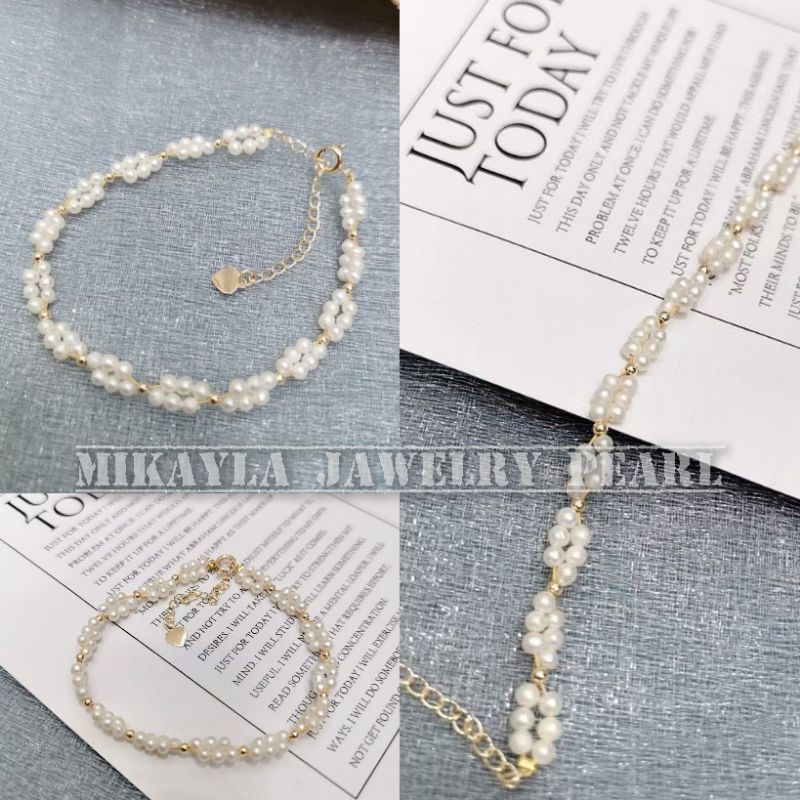 Gelang mutiara|Gelang wanita mutiara  lombok|Gelang mutiara asli lombok|Gelang mutiara tawar|Gelang 