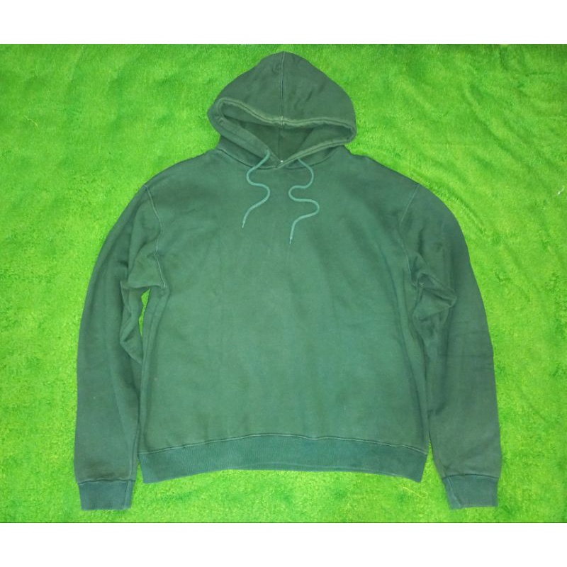 hodie acover hijau botol over size