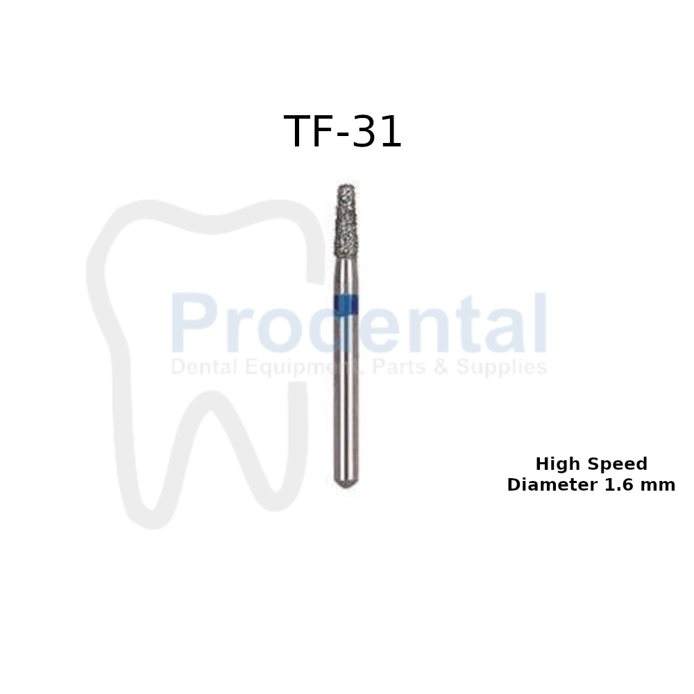 Bur Gigi TF-31 Unbrand / Bur High Speed Handpiece / Bur Gigi Diamond / Mata Bur Gigi Highspeed