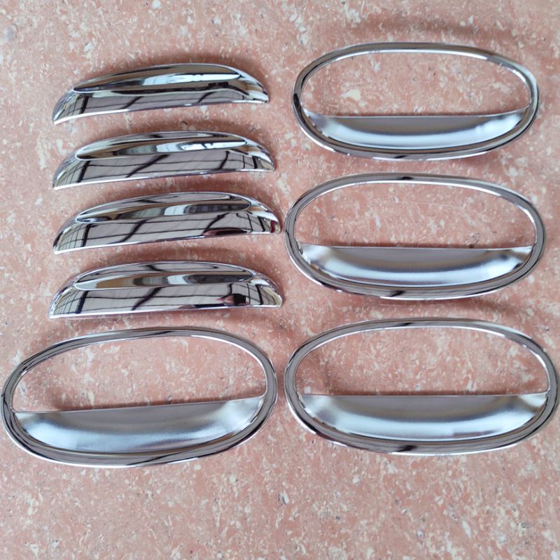 cover handle + outer mangkok mobil toyota etios valco chrome crome tempel