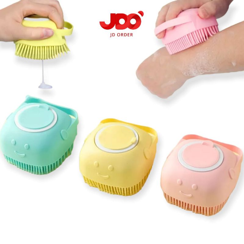 Sikat Mandi Silikon 80Ml Shower Brush Silicone Dispenser