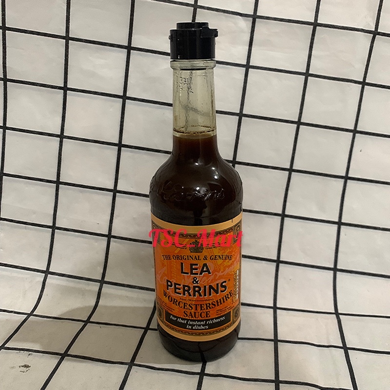 

L&P / Lea / & / Perrins / 284ml / Worcestershire / Sauce / Kecap / Inggris / Asli / dari / England / And / saus / Steak / Barbeque / LP / saos / asin
