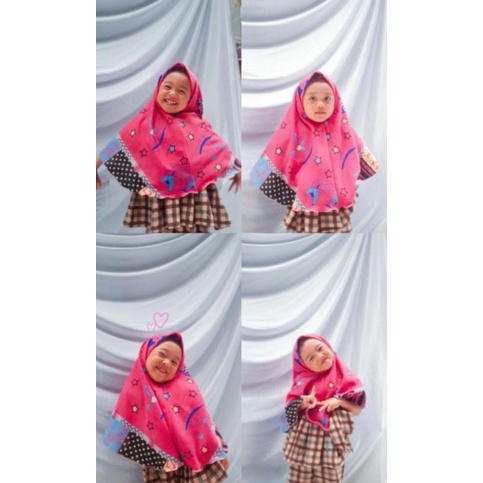 HIJAB ANAK / BERGO ANAK / HIJAB KUDA PONI