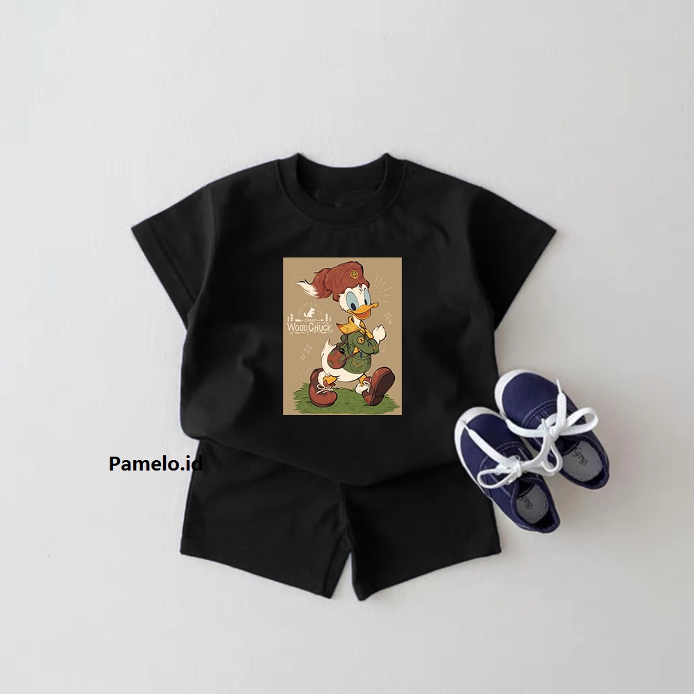 Pamelo.id Set Anak Viral / D0nal Camp / Fashion Anak / Stelan baju anak / Korea Style / Set Balita