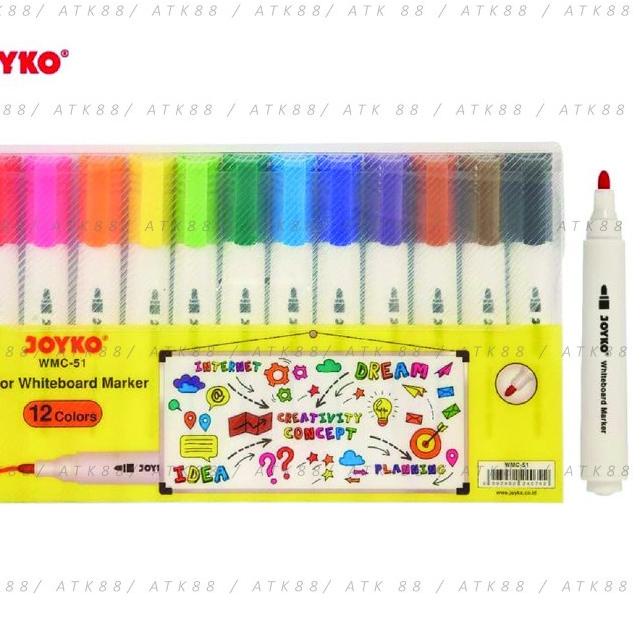 

Produk Terpopuler Spidol Whiteboard 12 Warna Joyko WMC-51