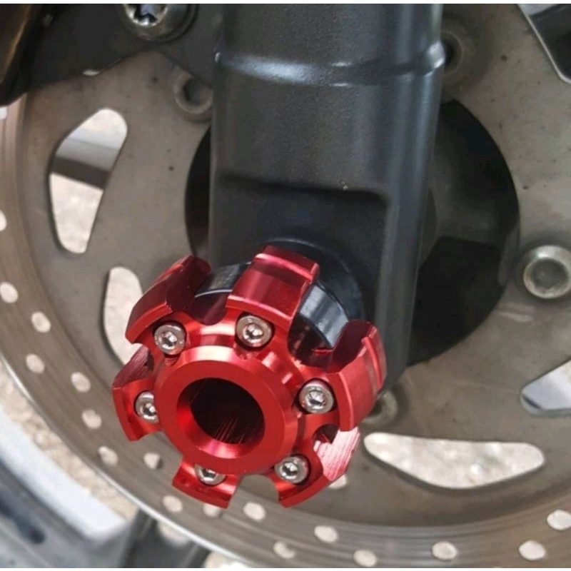 Jalu as Depan Censi Model Belimbing Atau model Bunga Bisa di pasang semua motor universal motor