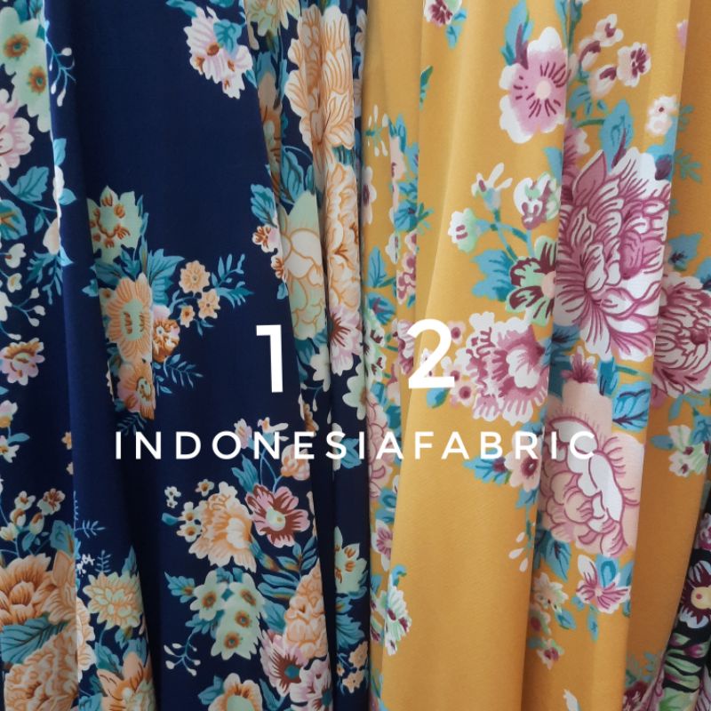 Kain bahan Wolfis Motif WM110 wolvis woolpeach peach gamis tunik dress hijab jilbab kerudung pashmin