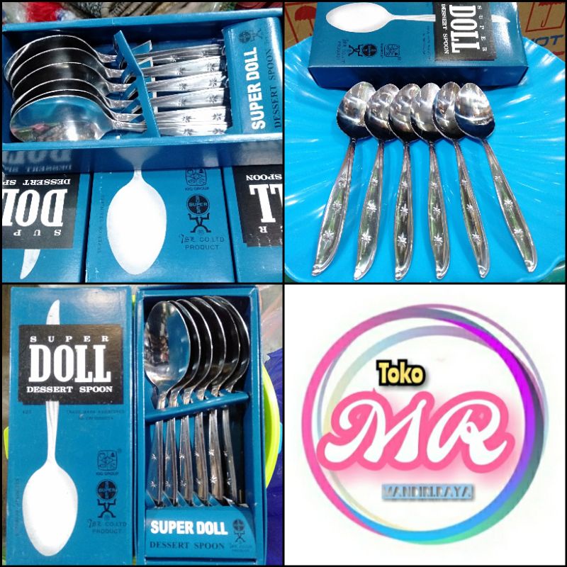 Sendok Super Doll Stainless Stell Sendok Makan Tebal