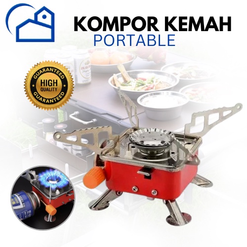 Kompor Camping Gas Model Kotak Mini Portabel Stove Mini Alat Masak Gunung