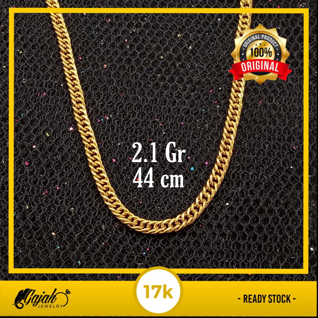 Kalung Emas 17K - 2.1 gr Kadar 750 - 725