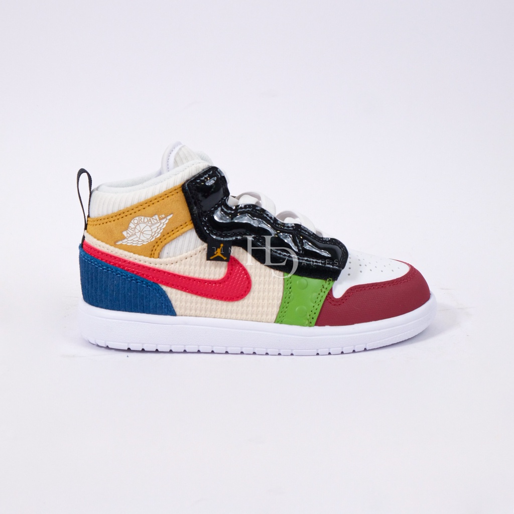 Air Jordan 1 Mid SE Multicolor (PS) DR6962-100 100% Original