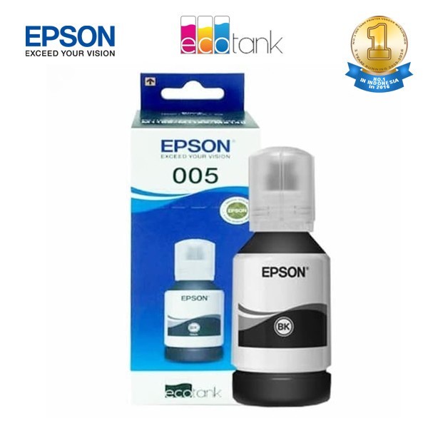 TINTA EPSON 005 BLACK T005 HITAM ORIGINAL RESMI FOR M1100 M1120 M1140