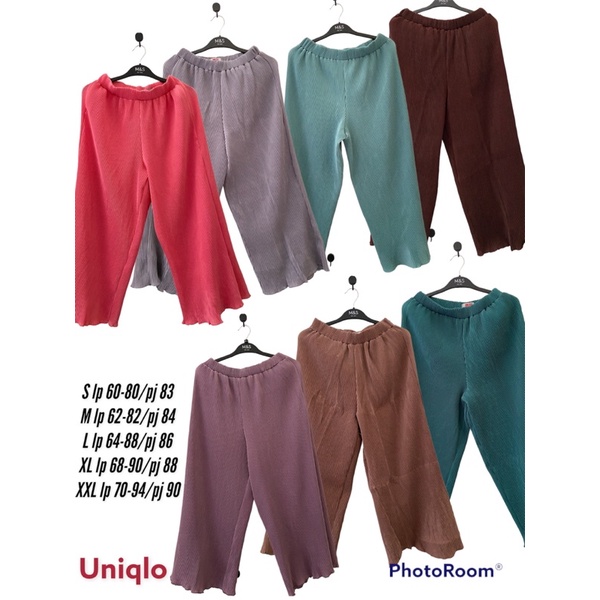 KULOT PLISKET UNIQLO