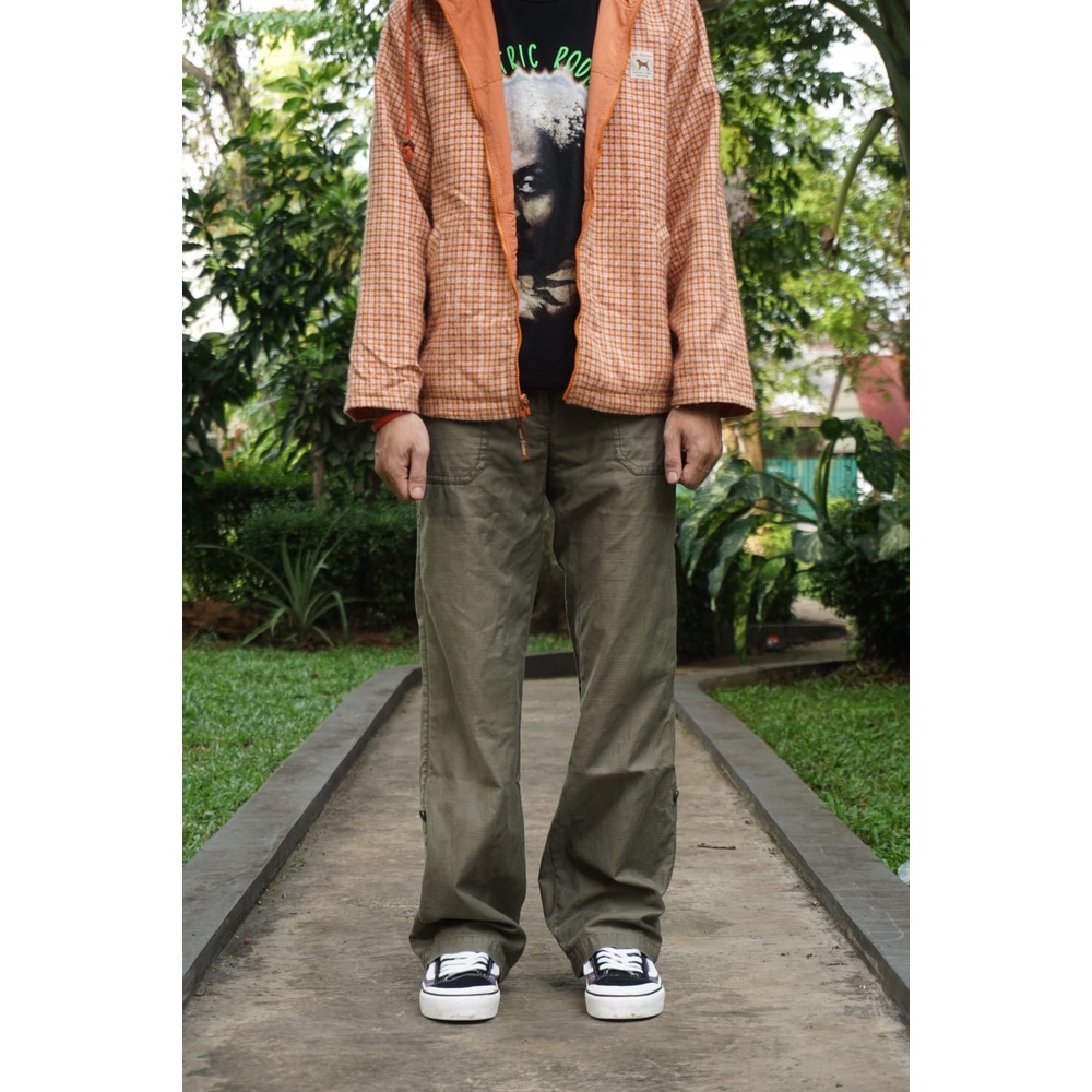 Fatigue pants hijau army vintage / celana second