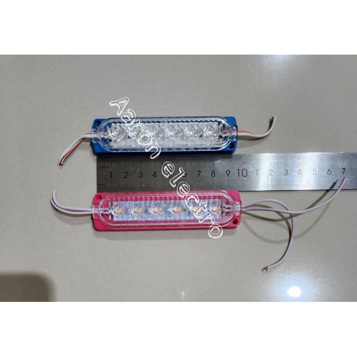 Lampu Led 6 Mata Ultrasonic 12V