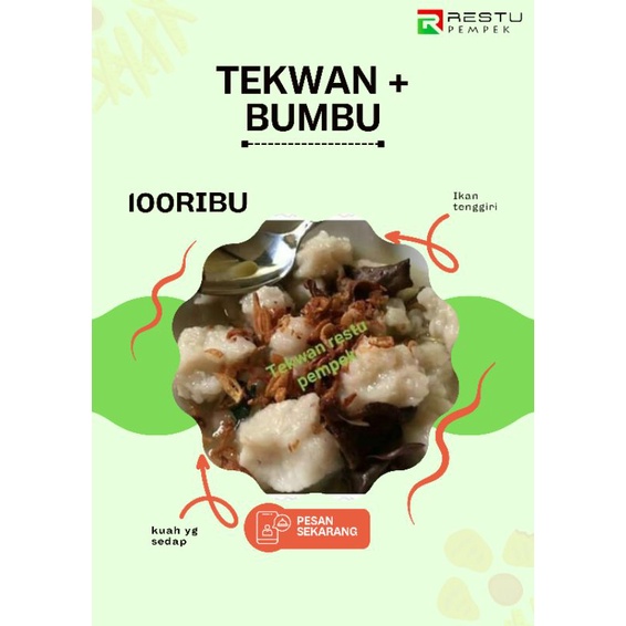 

Tekwan tenggiri plus bumbu lengkap praktis