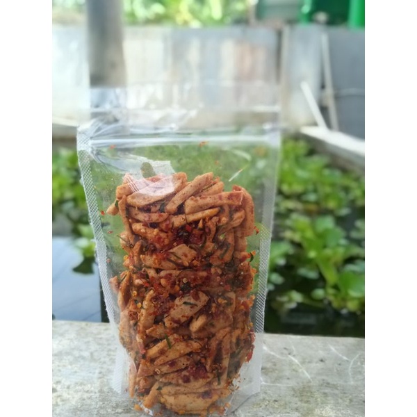 

BASRENG VIRAL / STIK BASO GORENG / BASRENG PEDAS GURIH DAUN JERUK 100G / CEMILAN VIRAL / BASRENG ENAK / TERMURAH