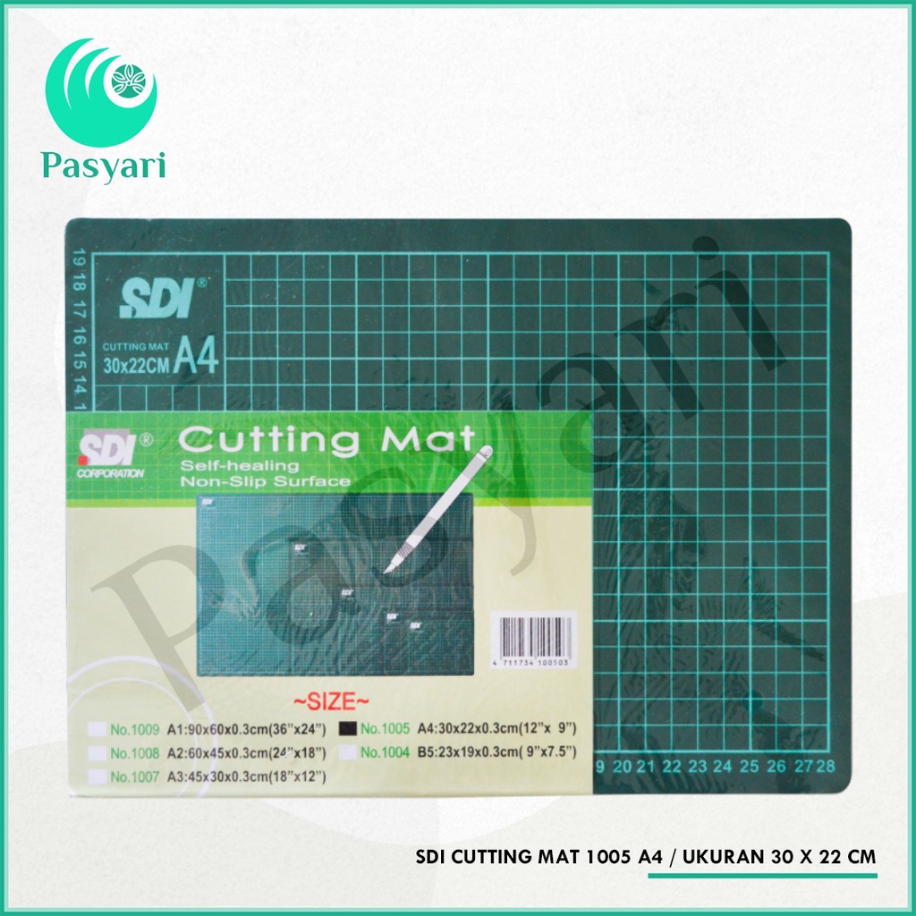 

Sdi Cutting mat 1005 A4 / ukuran 12 x 9 cm